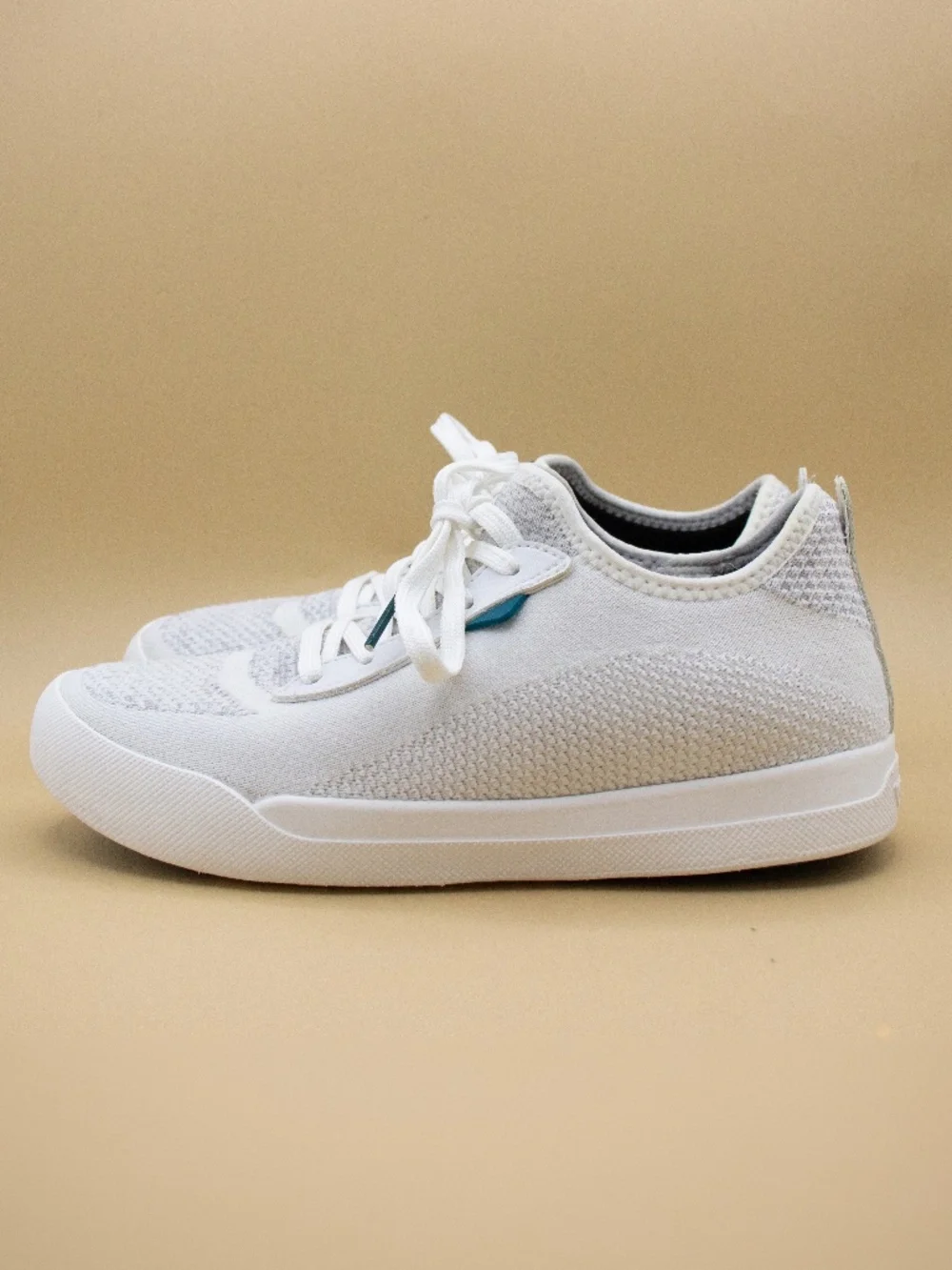 Vessi Weekend White Knit Shoes Women's Size 7
